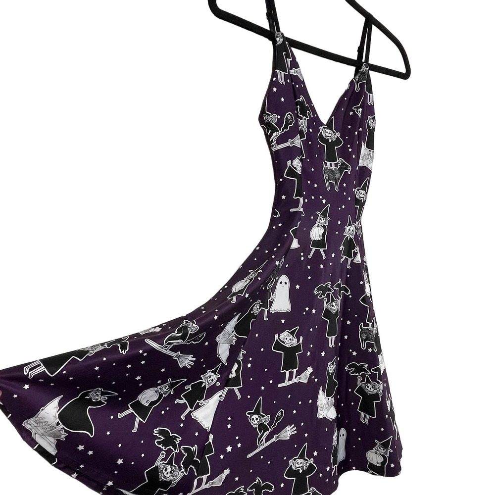 BlackMilk Women's XXS BEST WITCH FRIENDS MINI‎ STRAPPY DRESS